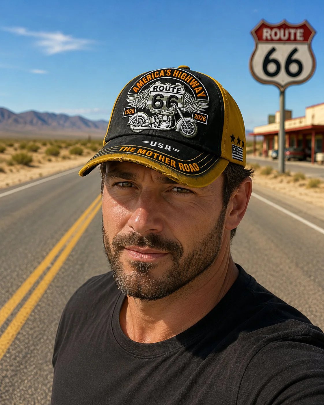 Route66 Heritage – 100th Anniversary Vintage Baseball Cap