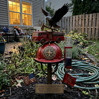 🏆Last Day Promo: 49% OFF 🎖️- Firefighter Tribute Garden Rain Gauge
