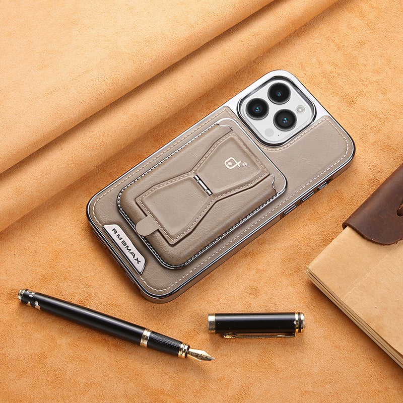 EliteHold - Magnetic Stand & Wallet iPhone Case for Professionals