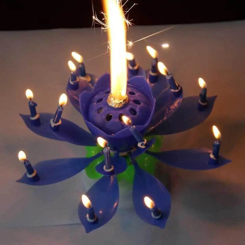 Musical Magic Birthday Candle marnetic