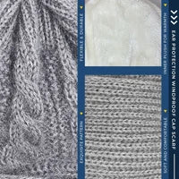 WindShield Cap & Scarf Combo - All-In-One Ear Protection Marnetic