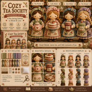 TinyWorlds – Cozy Patchwork DIY Craft Kit Collection