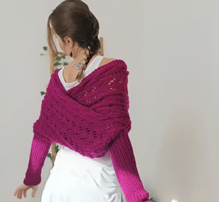 CableCharm – Knitted Cable Pattern Cape & Bolero