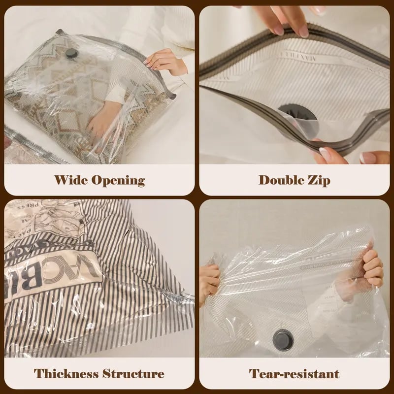 ✨LAST DAY ALERT 49% OFF🔥 X7 Cordless Travel Vacuum Bag
