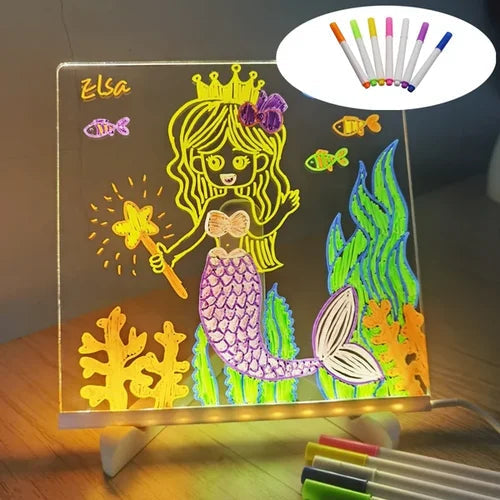 LuminaScribe - LED Note Board with Colors marnetic