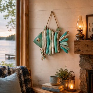 CoastalGlow – Lighted Coastal Fish Wall Decor