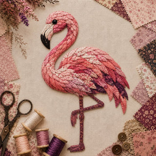 CraftNest – Handmade Patchwork Bird Hanging Kit