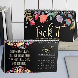 2024 Calendar For Tired-Ass Women Metic