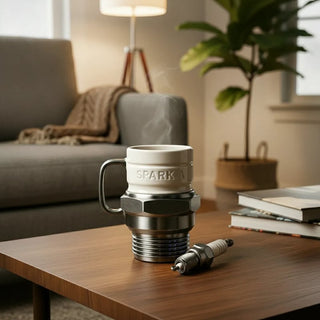 PistonPerk - Spark Plug Mug for True Engine Lovers