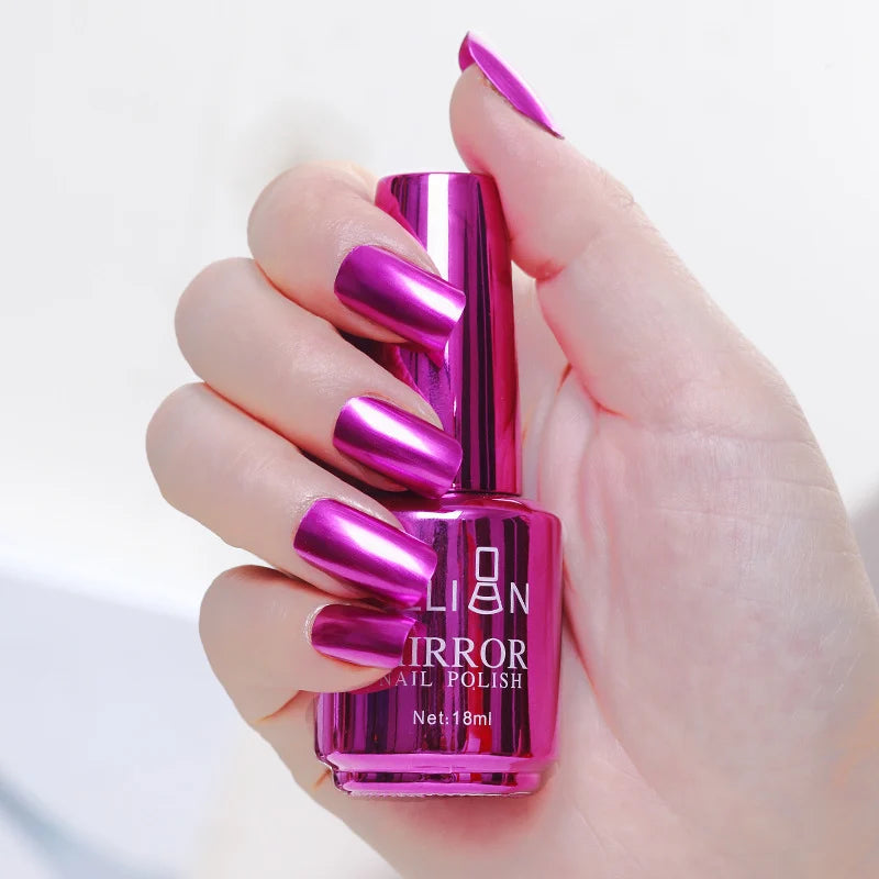 MirrorGlow Metallic Nail Polish marnetic