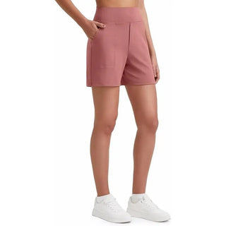 Women's Athletic Shorts High Waisted Running Yoga Shorts Summer Casual Burmuda Shorts with Pockets Activewear