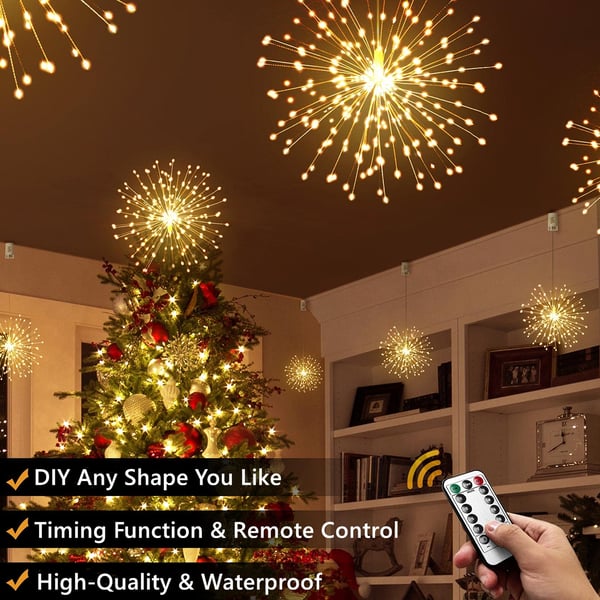 StarLume – Hanging Starburst Fairy Lights