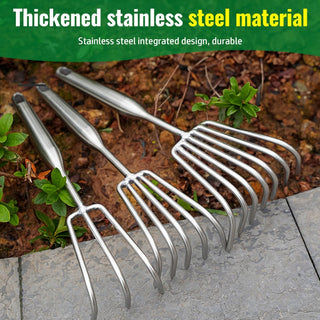 SoilTamer - Durable Stainless Steel Rake