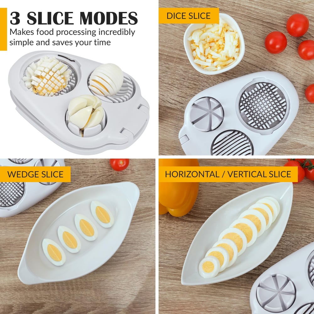 ChefCut Deluxe – Multi-Mode Egg & Snack Chopper