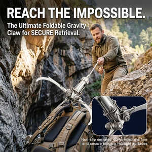 🧰⚓Mechanical Grappling Hook – Powerful Grip, Foldable & Built for Any Challenge