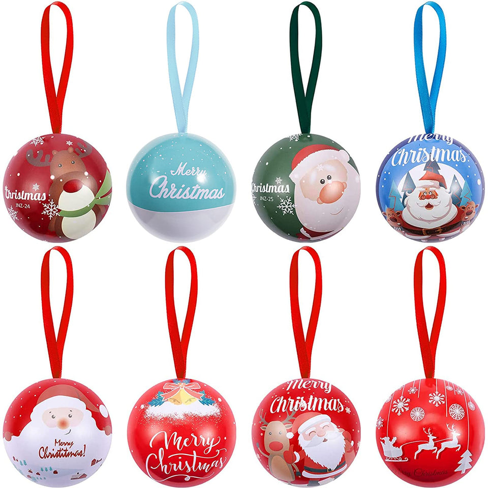 Festive Candy Jar Ball | Tree & Gift Ornament