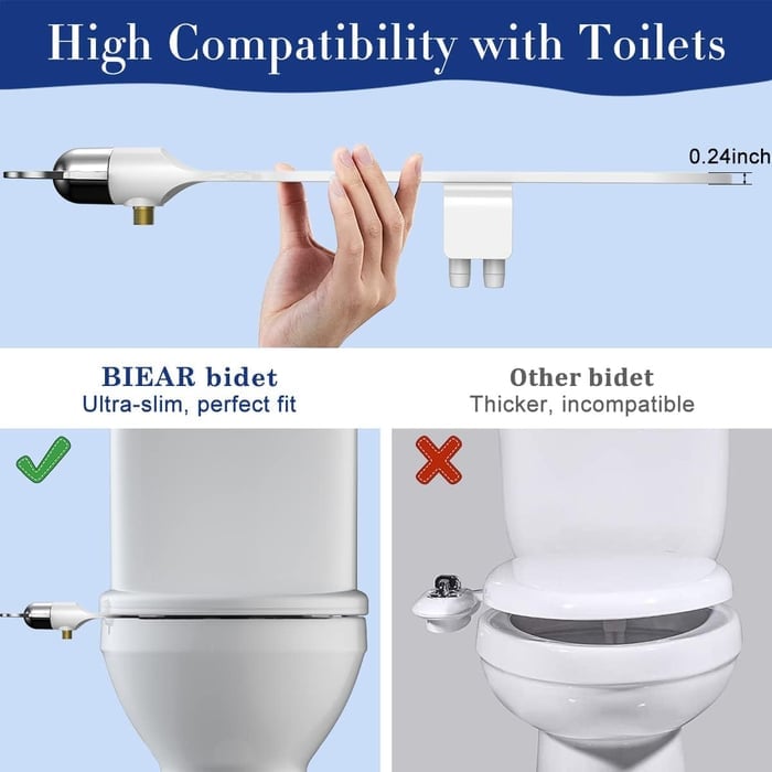 GentleJet – Smart Toilet Flusher with Dual Spray Modes