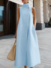 LinenBloom – Sleeveless Casual Cotton Linen Dress