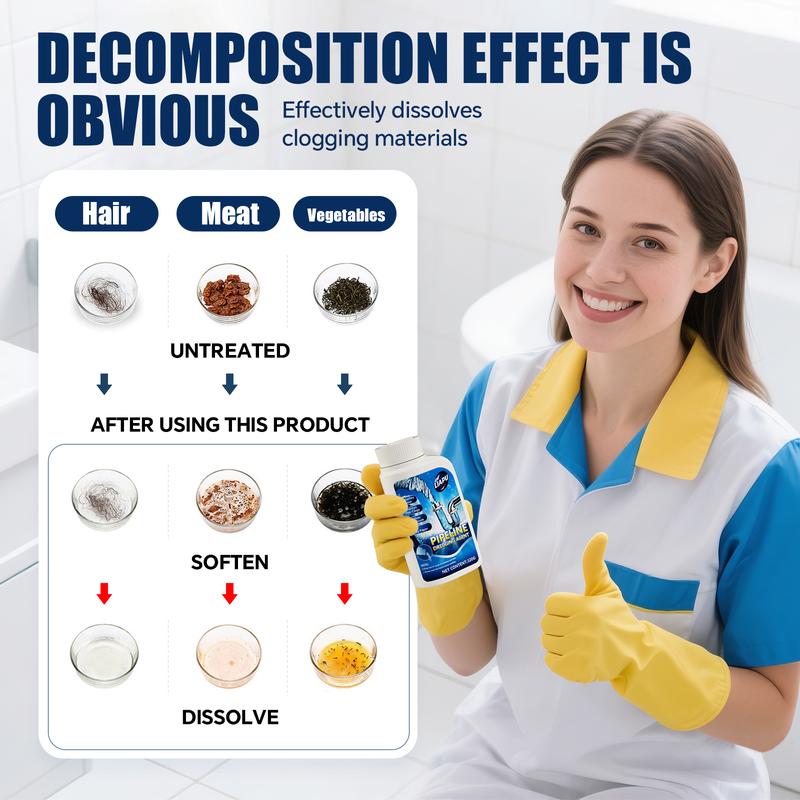 FlowRevive – Multifunctional Drain Cleaning Powder