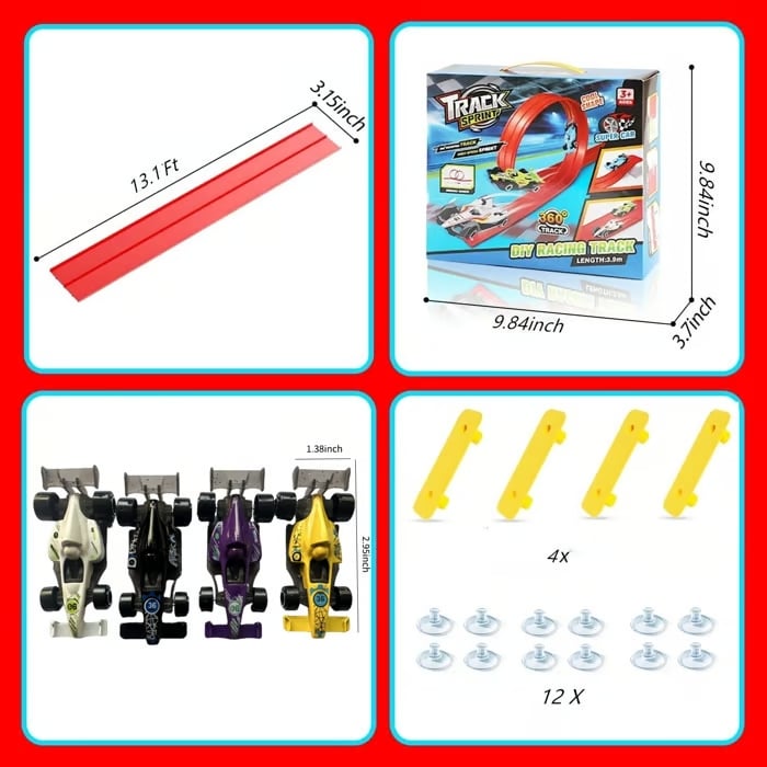 SpinRush - Ultimate DIY Raceway for Kids