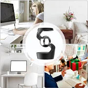 LevityOrb – Suspended Gyroscope Desktop Décor