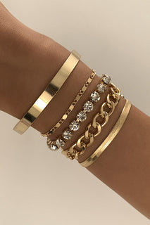 RadiantEdge – Personalized Multi-Element Bracelet Set