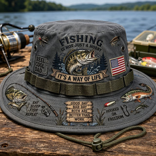 🇺🇸 Last Day Promo: 49% OFF🎣Fishing Is a Way of Life Boonie Hat