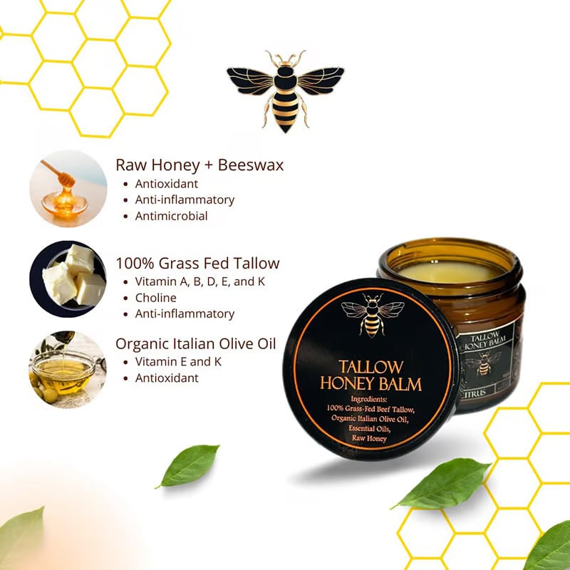 BeeBliss - Organic Honey Tallow Balm