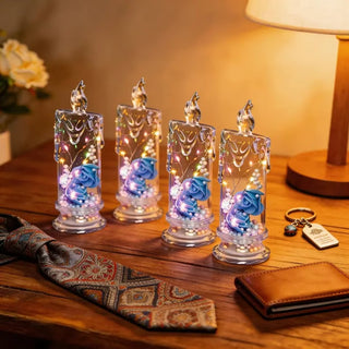 RoseGlow – Realistic Rose Candle Lights