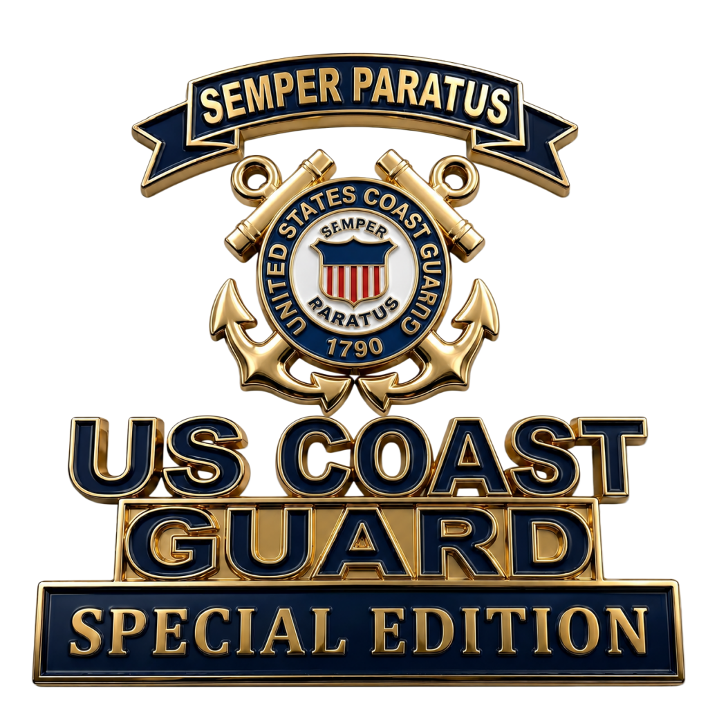 🇺🇸 Last Day Promo: 49% OFF 🎖️-US Coast Guard Semper Paratus Car Emblem Metal Badge - ✈️Buy 2 Free Shipping Today!