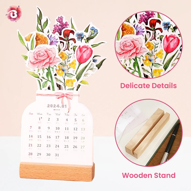 FloralGlow - 2025 Blooming Flower Calendar