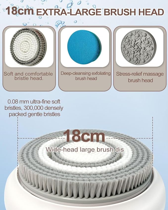 VibeClean - Electric Exfoliating Shower Brush