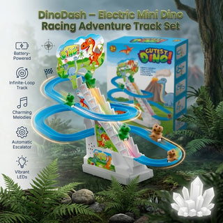 DinoDash – Electric Mini Dino Racing Adventure Track Set