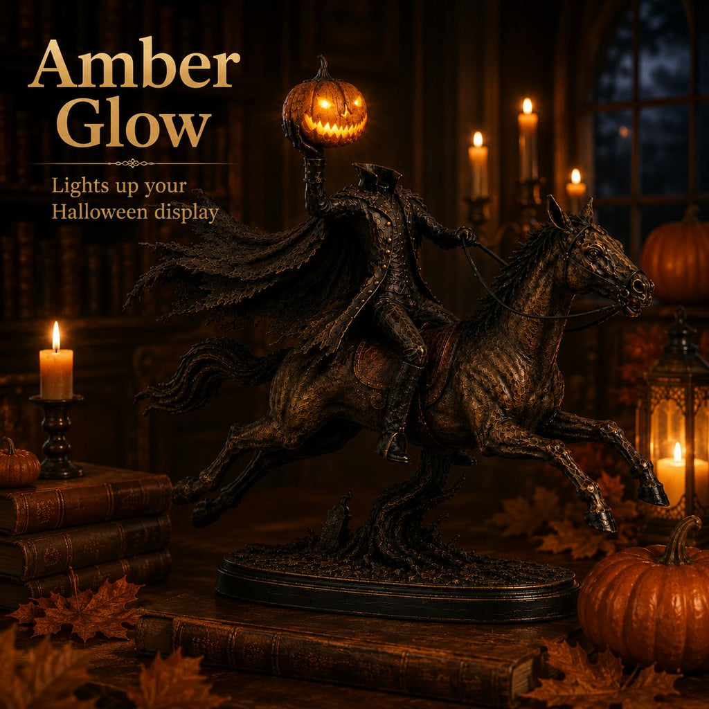 MidnightChase – Headless Horseman Halloween Statue