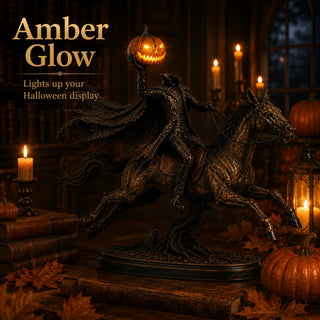MidnightChase – Headless Horseman Halloween Statue