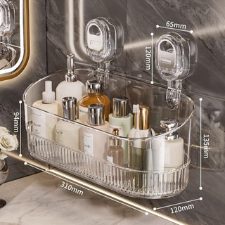 No-Drill Bathroom Suction Storage Box