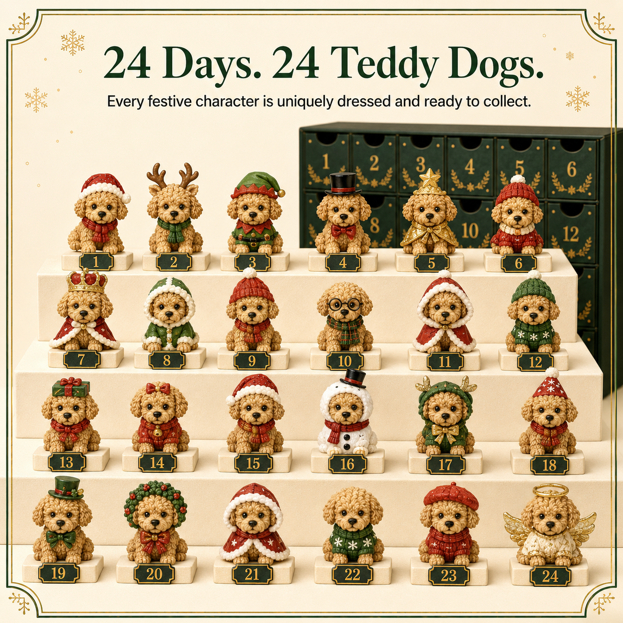 MerryPup – Festive Teddy Dog Advent Calendar
