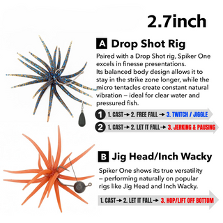 StrikeFlex – Tentacle Finesse Soft Plastic Lure