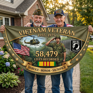 🇺🇸 Last Day Promo: 49% OFF 🎖️Vietnam Veteran Tribute Banner