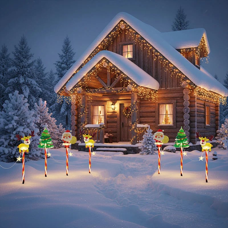 TwinkleMotion – 6-Pack Moving Christmas Lights