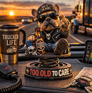 CruiseBoss – Funny Dashboard Bulldog