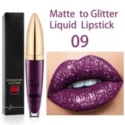 GlamAura – Diamond Matte Shimmer Lipstick