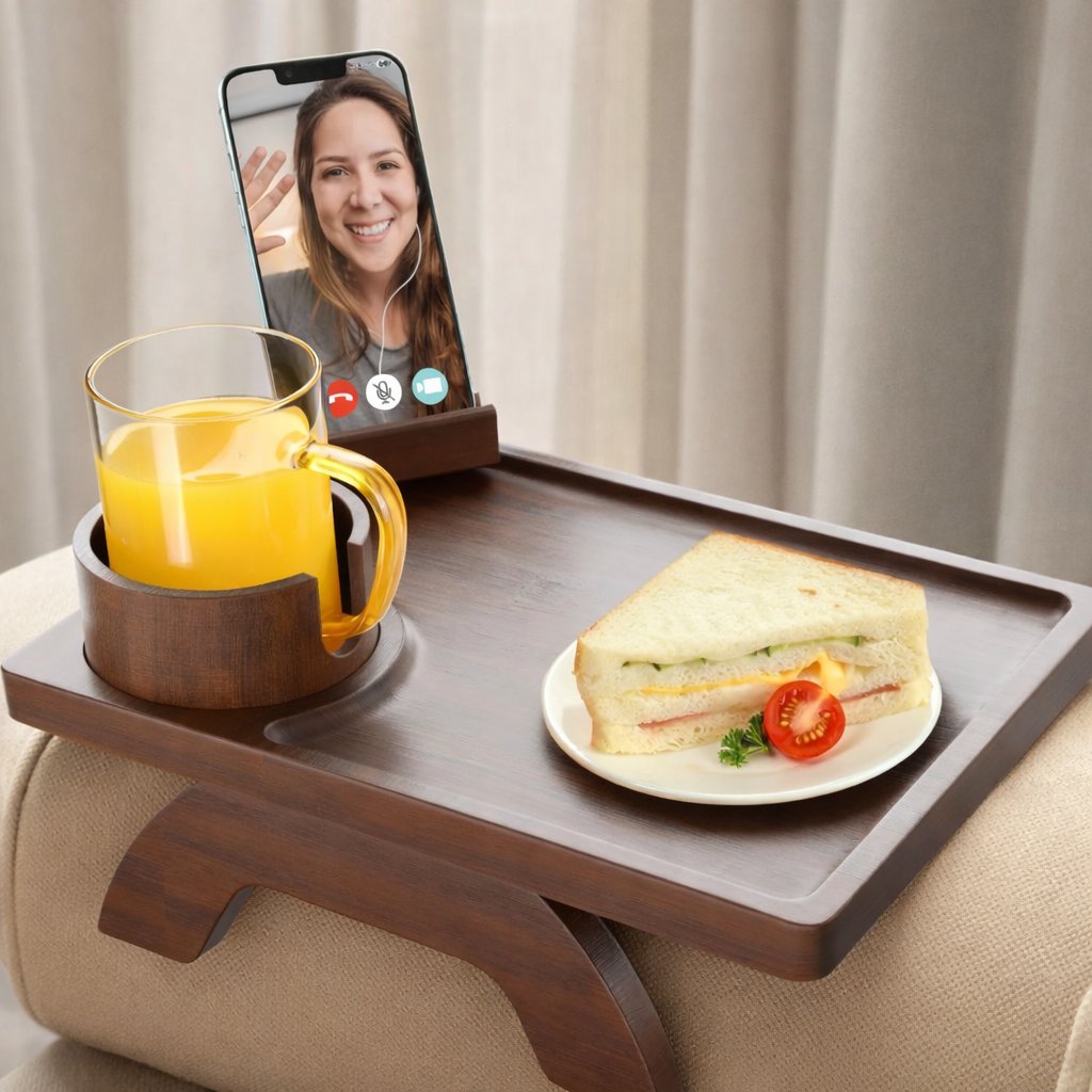CouchBuddy | 4-in-1 Armrest Tray