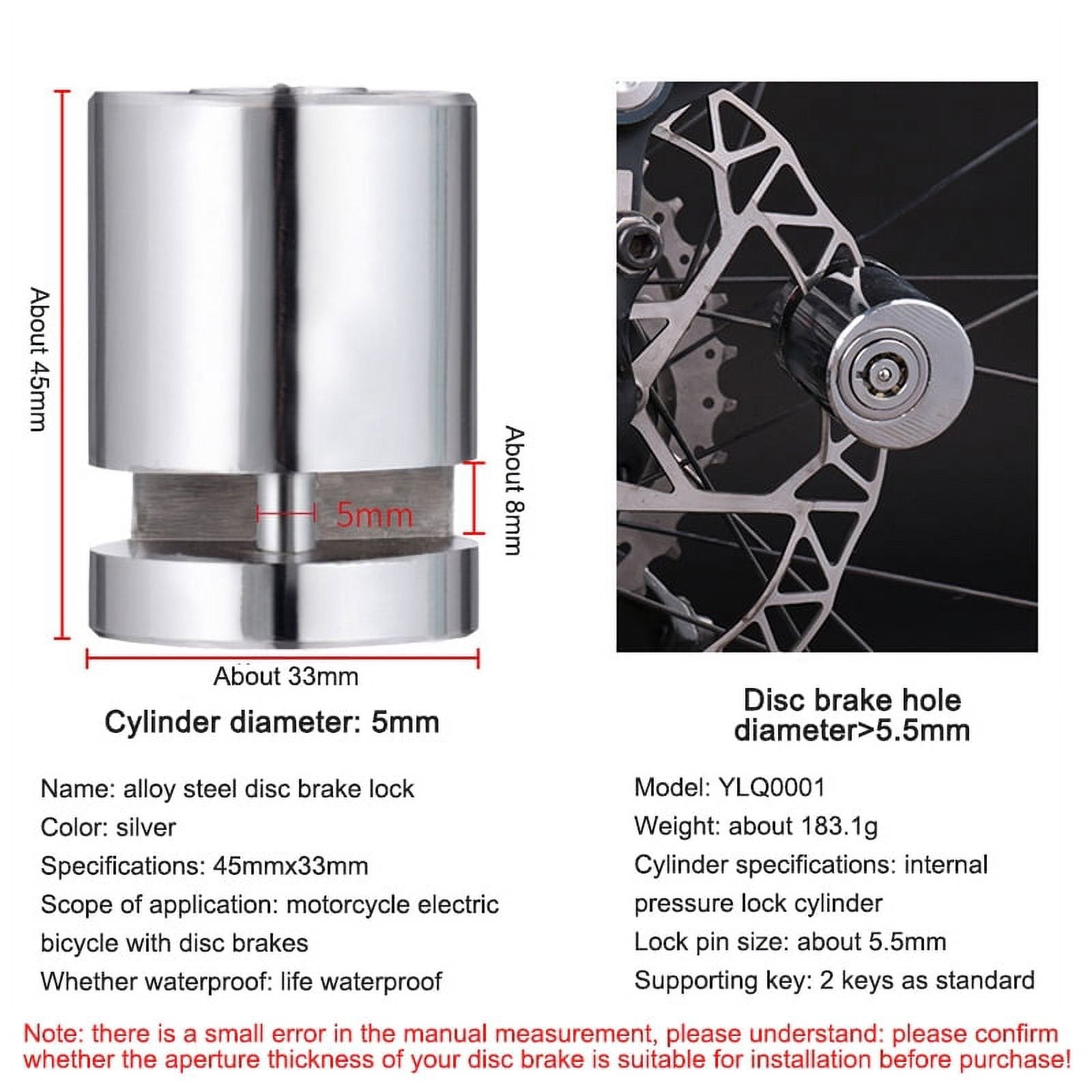 LockGuard – Motorcycle & Bicycle Anti-Theft Disc Brake Lock