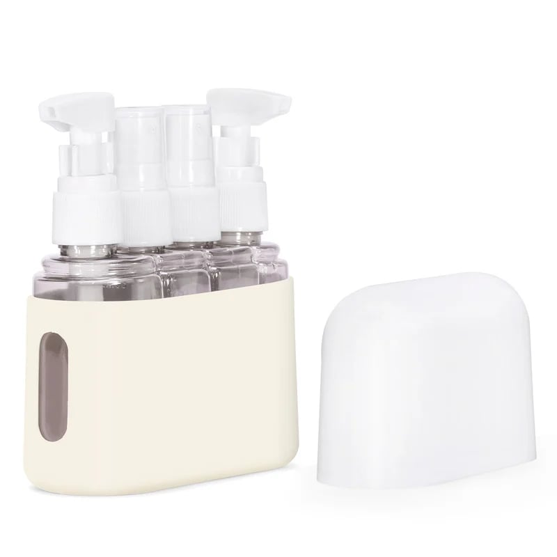PackEase – Portable Shampoo Dispenser Kit