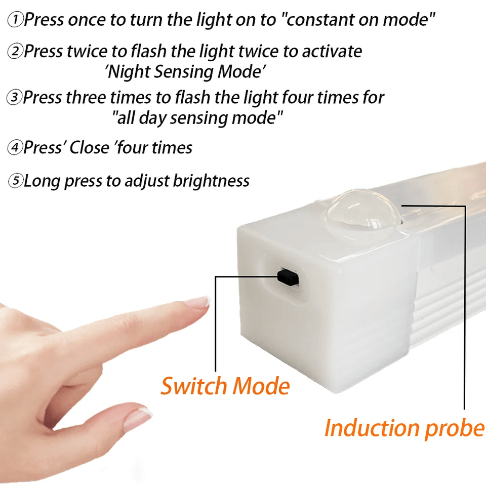 BrightSense - Motion-Activated Rechargeable Light