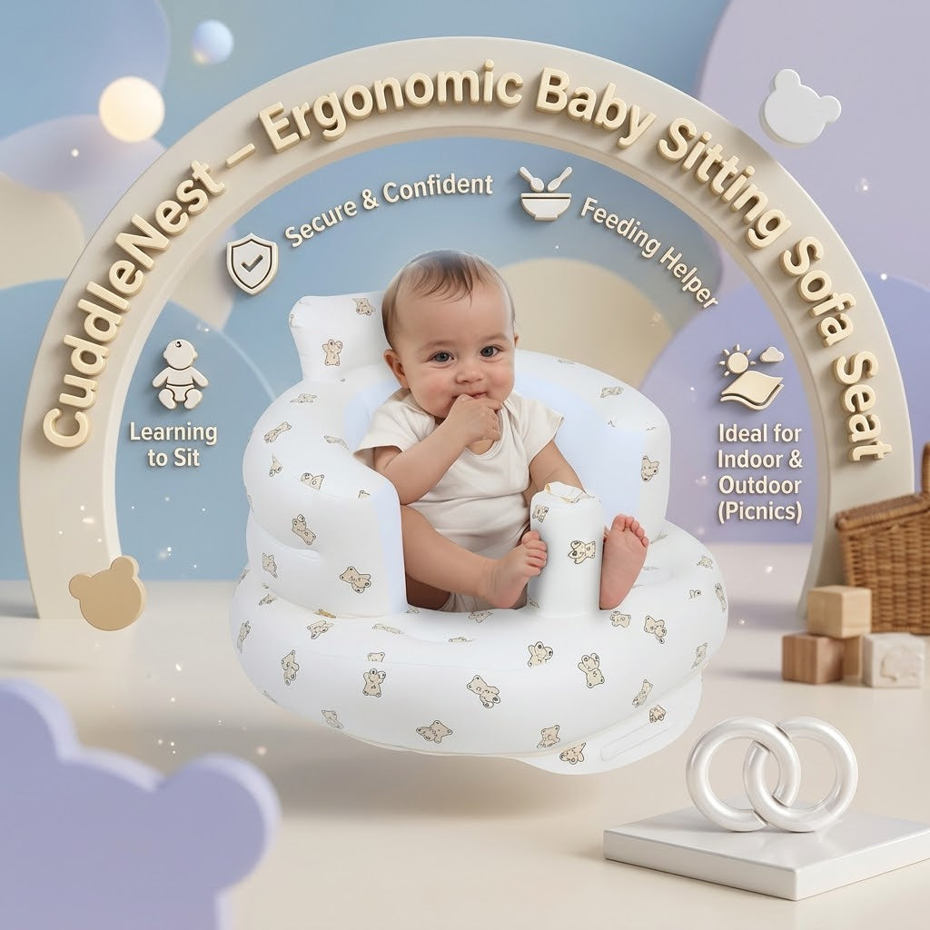 CuddleNest – Ergonomic Baby Sitting Sofa Seat