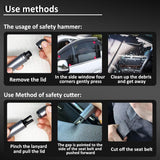 CrashCut - Safety Tool for Fire, Flood & Crash Escape