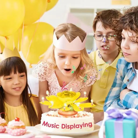 Musical Magic Birthday Candle marnetic