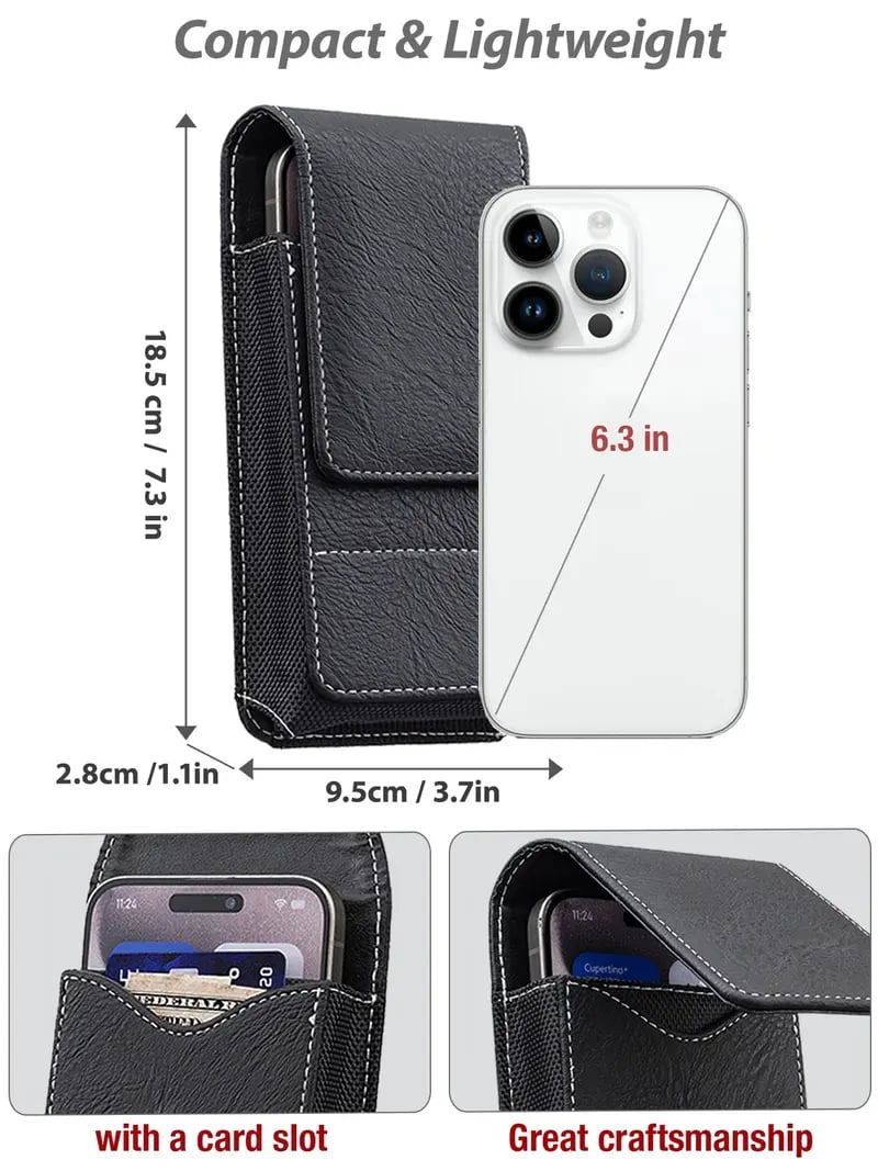 BeltGuard – Premium Magnetic Phone Carry Waist Pouch